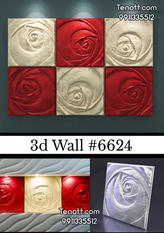 3D Wall Tile WT-6624