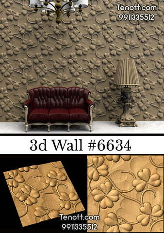 3D Wall Tile WT-6634