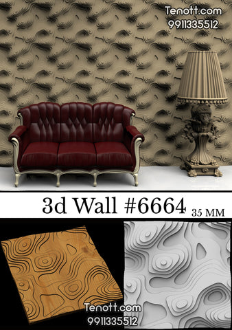 3D Wall Tile WT-6664