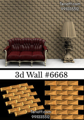 3D Wall Tile WT-6668