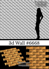 3D Wall Tile WT-6668