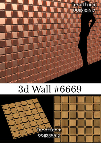 3D Wall Tile WT-6669