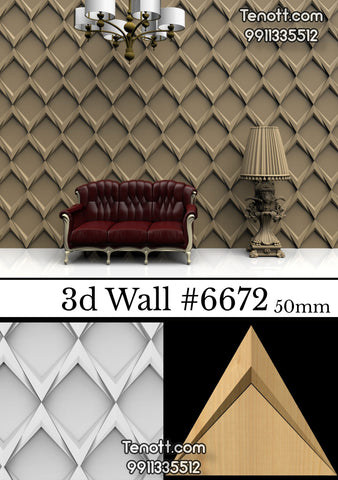 3D Wall Tile WT-6672