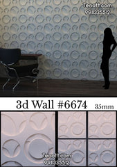 3D Wall Tile WT-6674