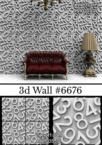 3D Wall Tile WT-6676