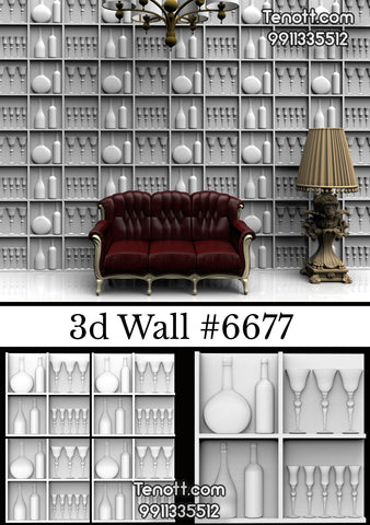 3D Wall Tile WT-6677