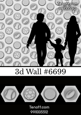 3D Wall Tile WT-6699