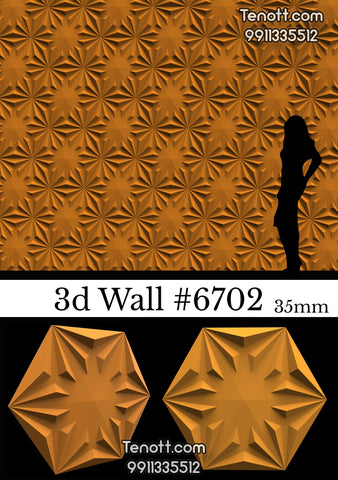 3D Wall Tile WT-6702